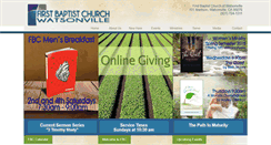 Desktop Screenshot of fbcwatsonville.com